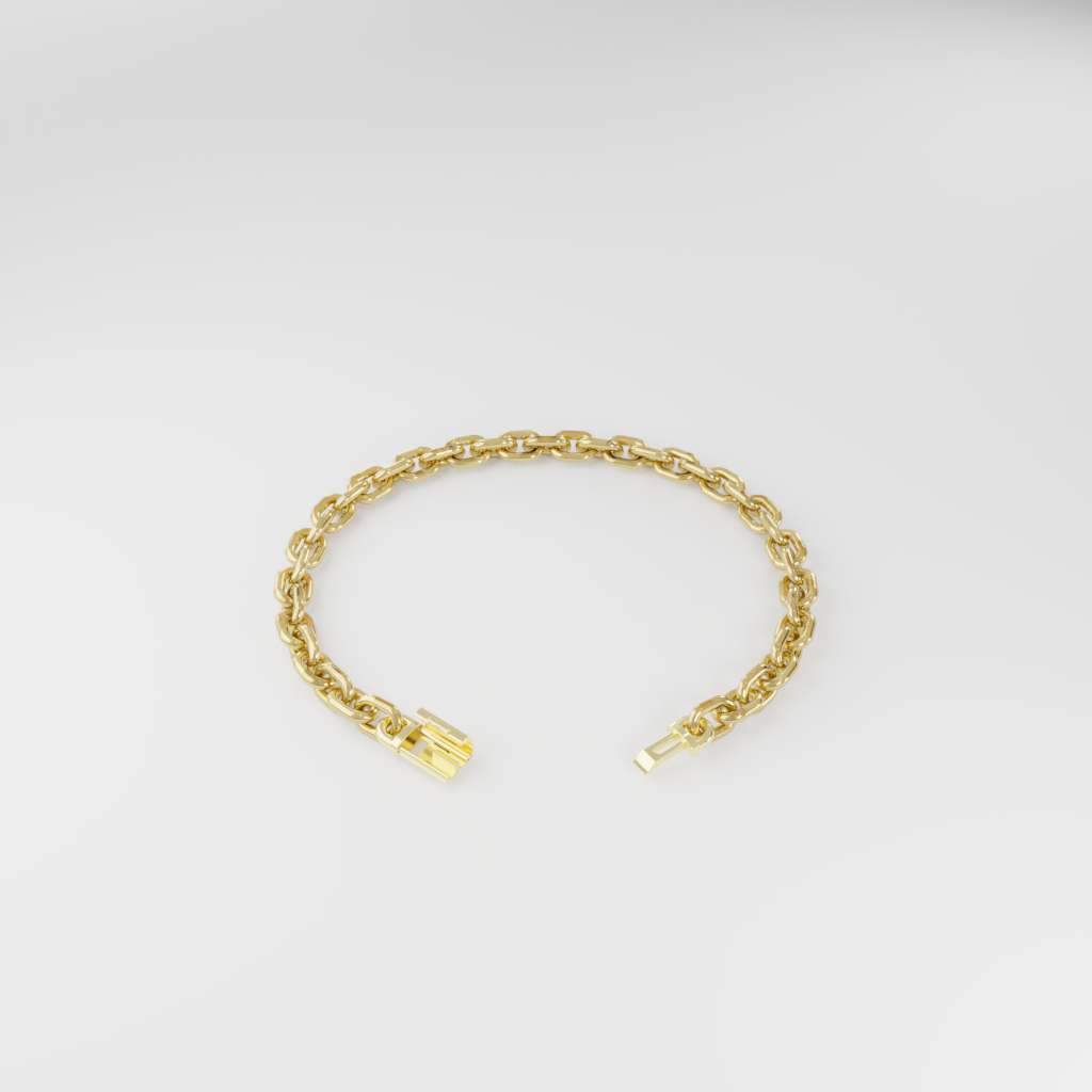 Bransoletka "Bold Cable" - 6mm