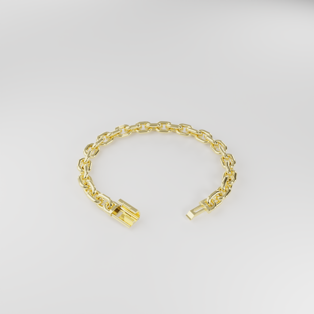 Bransoletka "Bold Cable" - 8mm