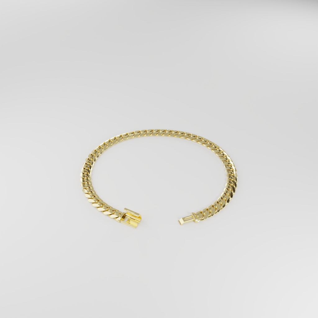 Bransoletka "Miami Cuban" - 6mm