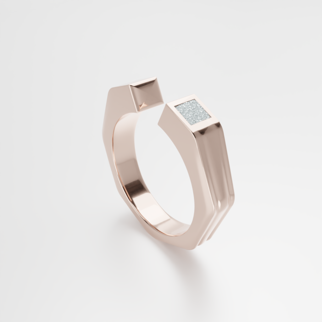 Pierścionek "Osmium Hex Ring"