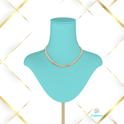 Łańcuch "Miami Cuban" - 8mm