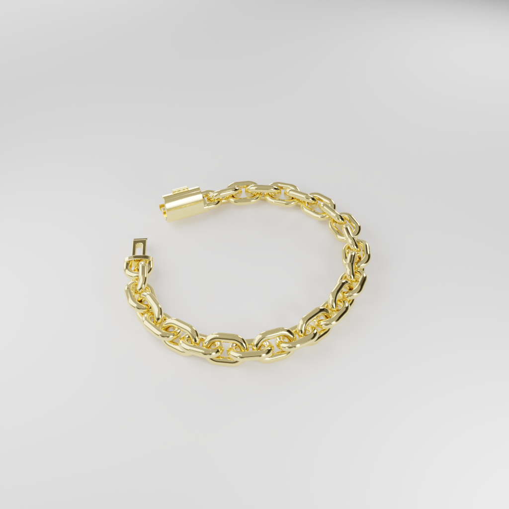 Bransoletka "Bold Cable" - 10mm