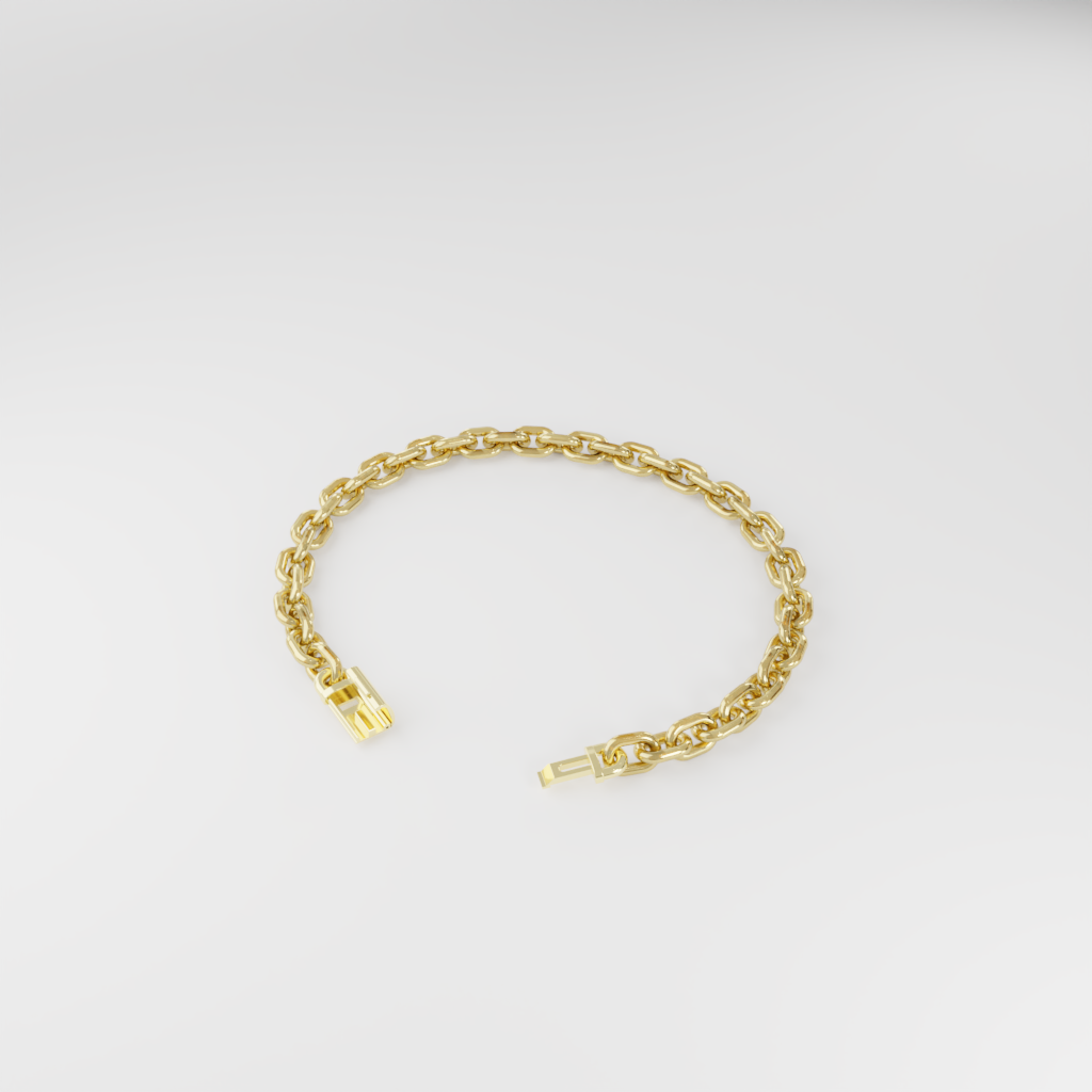 Bransoletka "Bold Cable" - 6mm