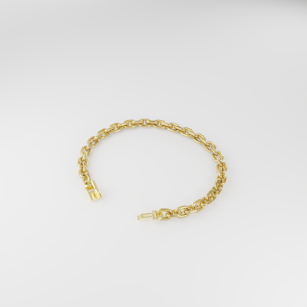 Bransoletka "Bold Cable" - 6mm