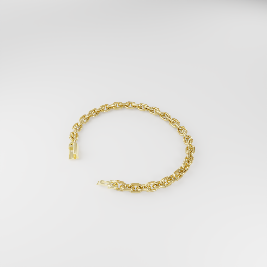 Bransoletka "Bold Cable" - 6mm