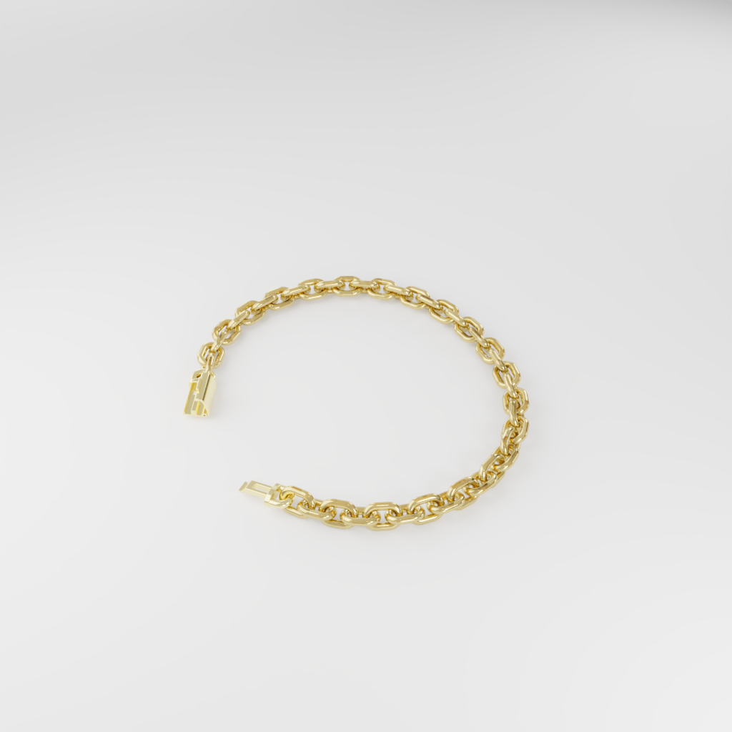 Bransoletka "Bold Cable" - 6mm