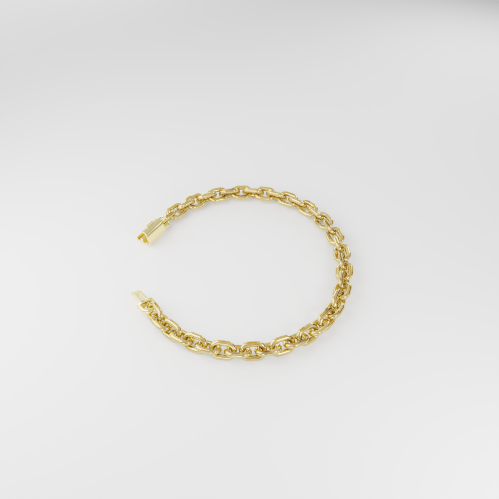 Bransoletka "Bold Cable" - 6mm
