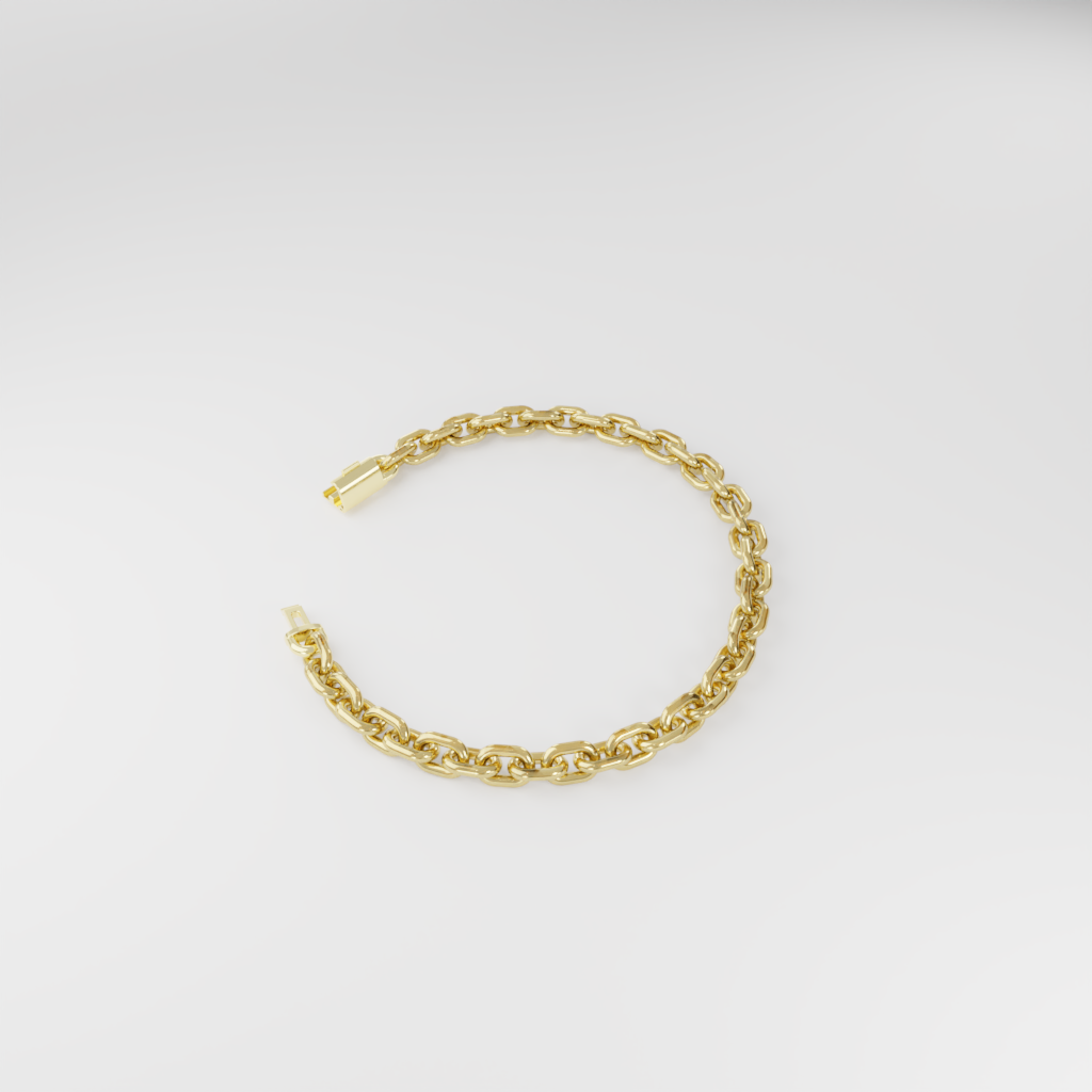 Bransoletka "Bold Cable" - 6mm