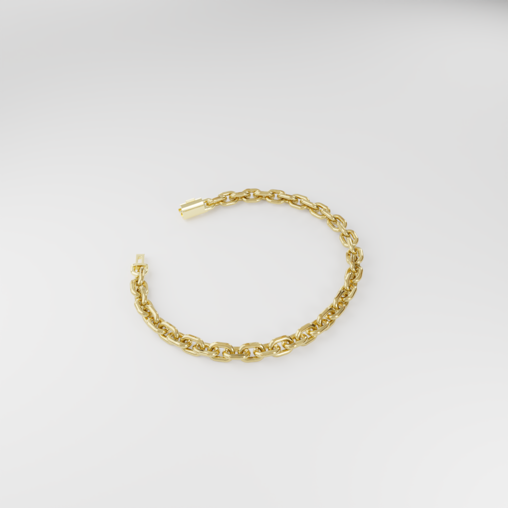 Bransoletka "Bold Cable" - 6mm