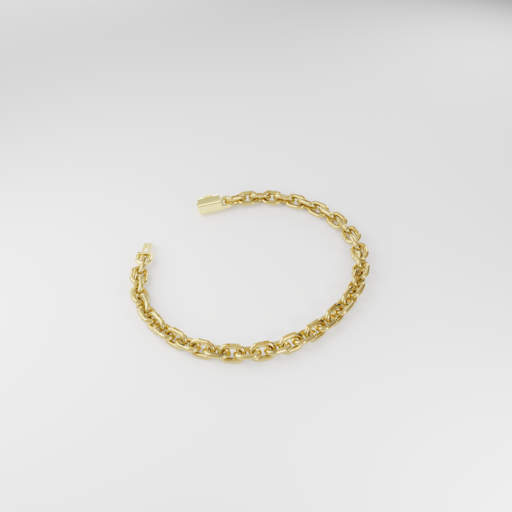 Bransoletka "Bold Cable" - 6mm