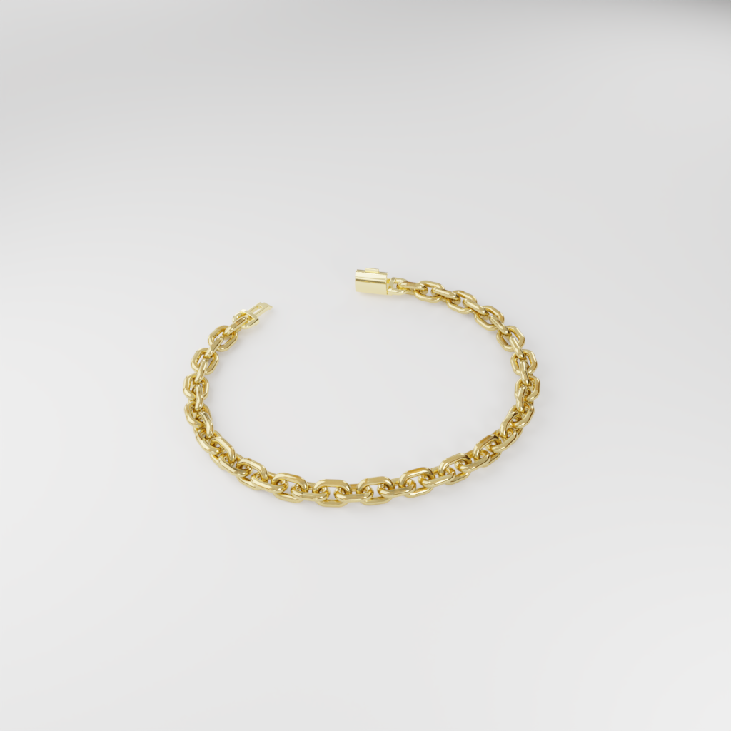 Bransoletka "Bold Cable" - 6mm