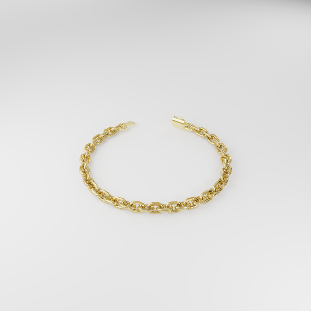 Bransoletka "Bold Cable" - 6mm