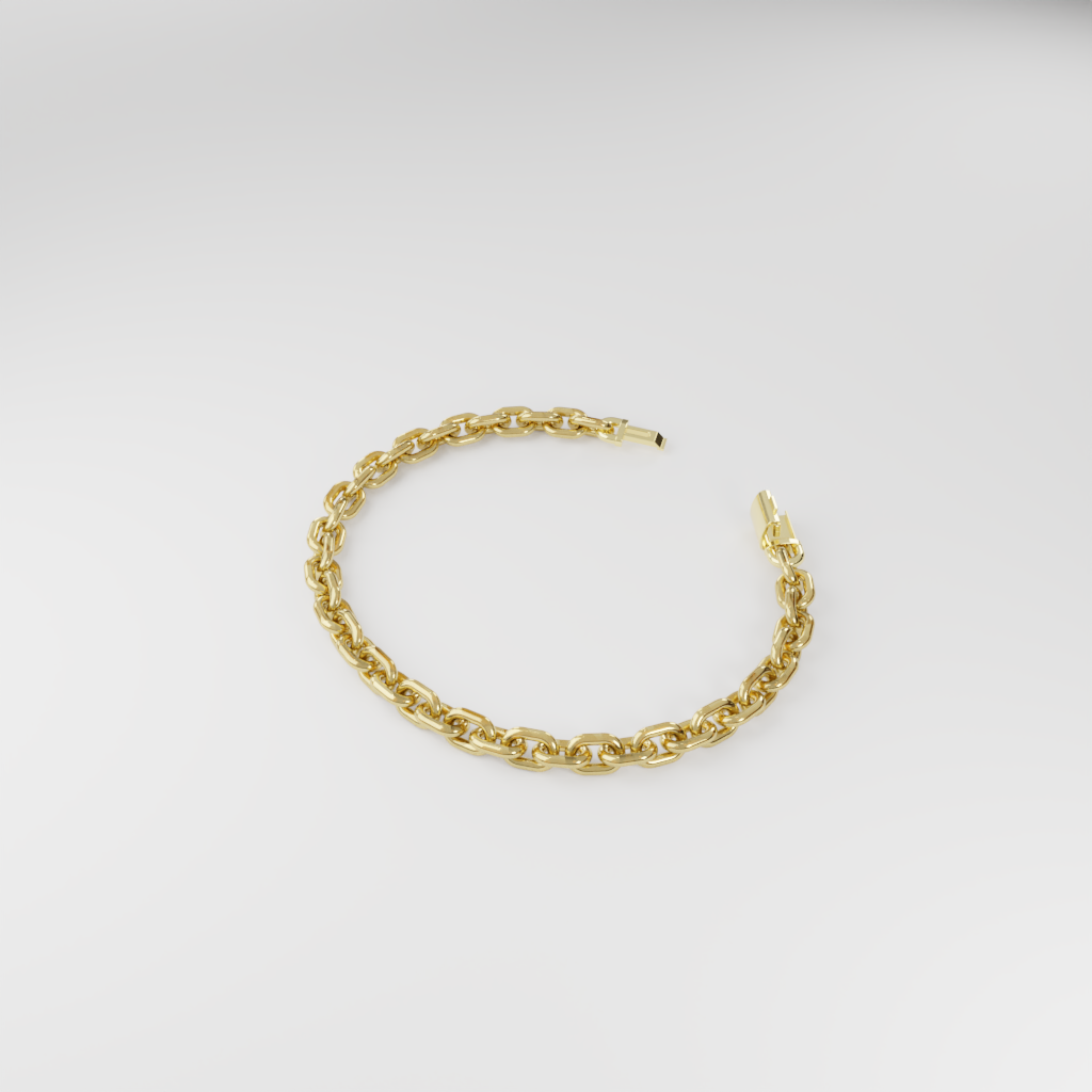 Bransoletka "Bold Cable" - 6mm