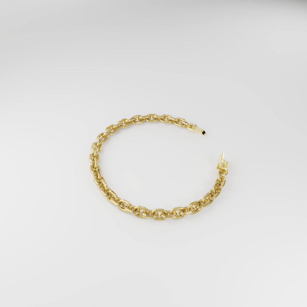 Bransoletka "Bold Cable" - 6mm