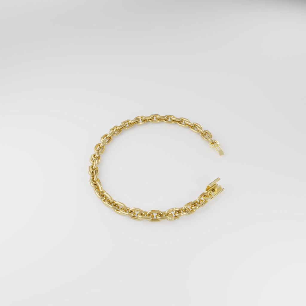 Bransoletka "Bold Cable" - 6mm