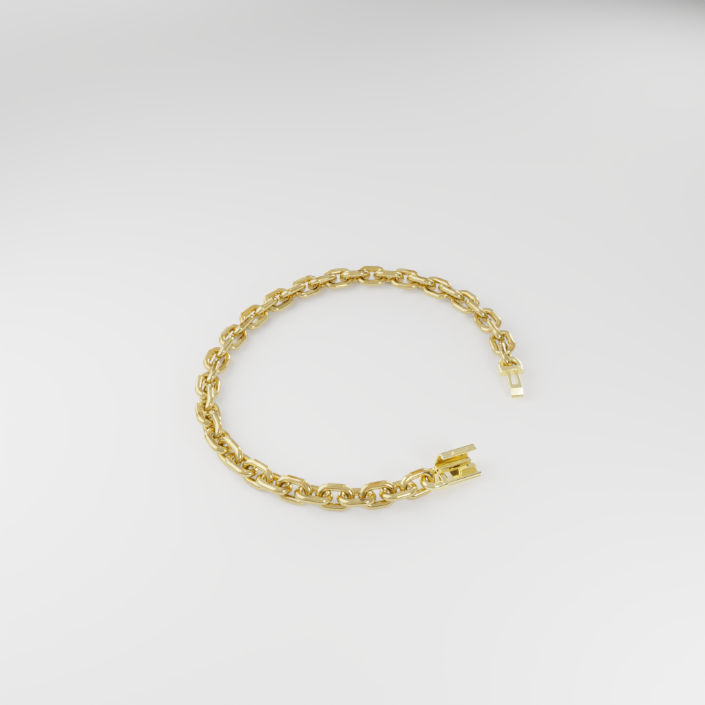 Bransoletka "Bold Cable" - 6mm