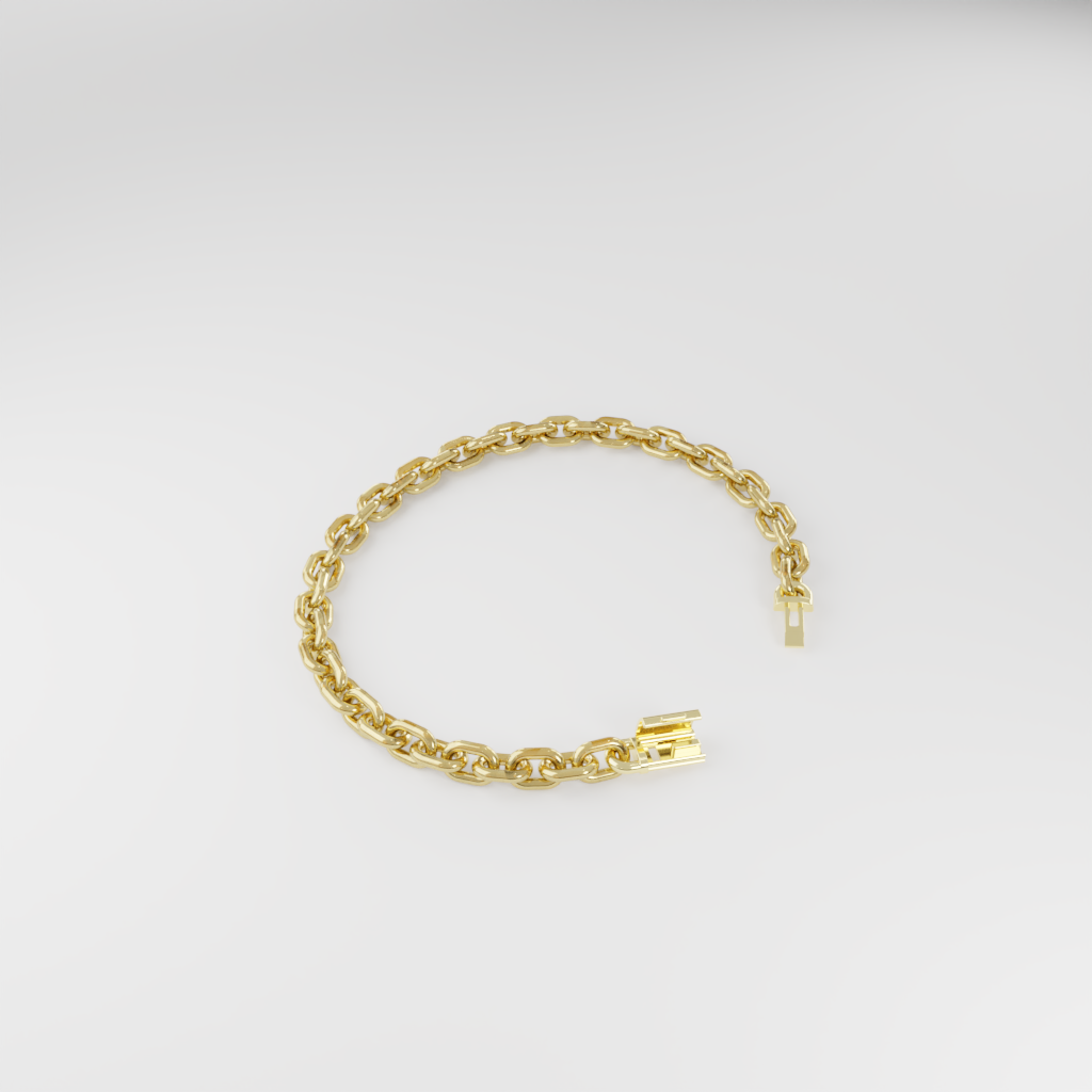 Bransoletka "Bold Cable" - 6mm