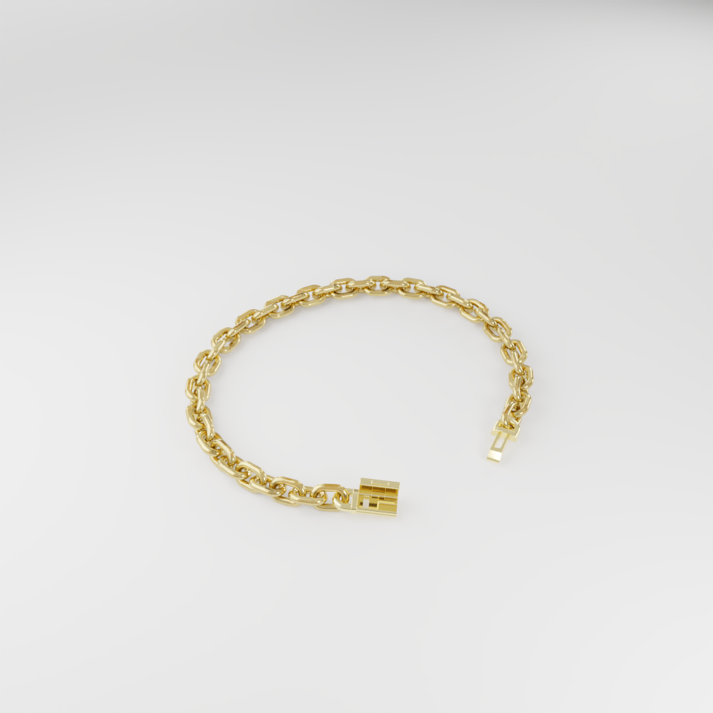 Bransoletka "Bold Cable" - 6mm