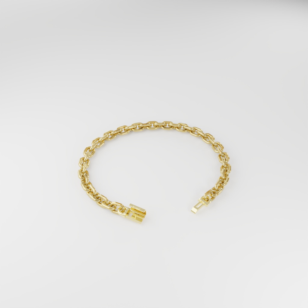 Bransoletka "Bold Cable" - 6mm