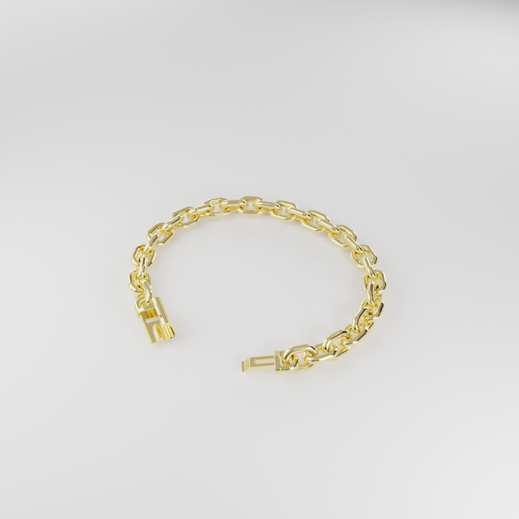 Bransoletka "Bold Cable" - 8mm