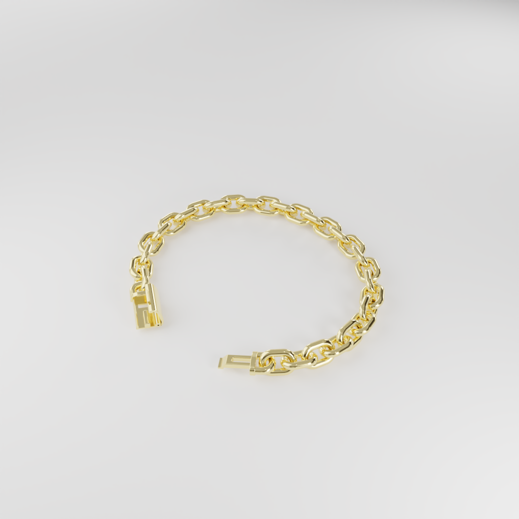 Bransoletka "Bold Cable" - 8mm