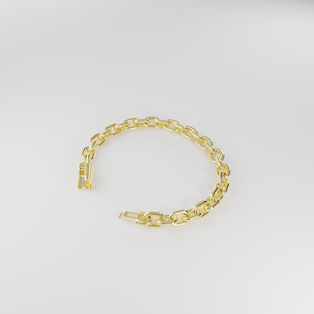 Bransoletka "Bold Cable" - 8mm