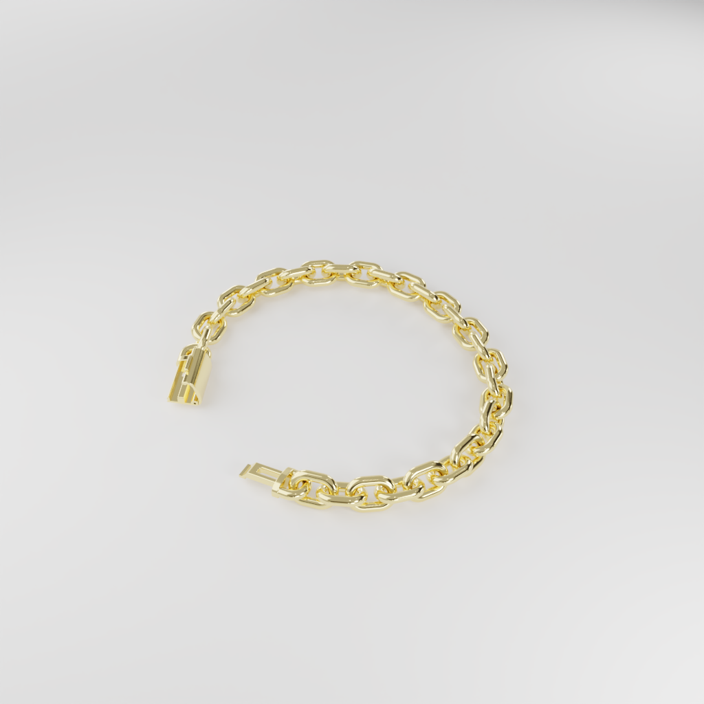 Bransoletka "Bold Cable" - 8mm