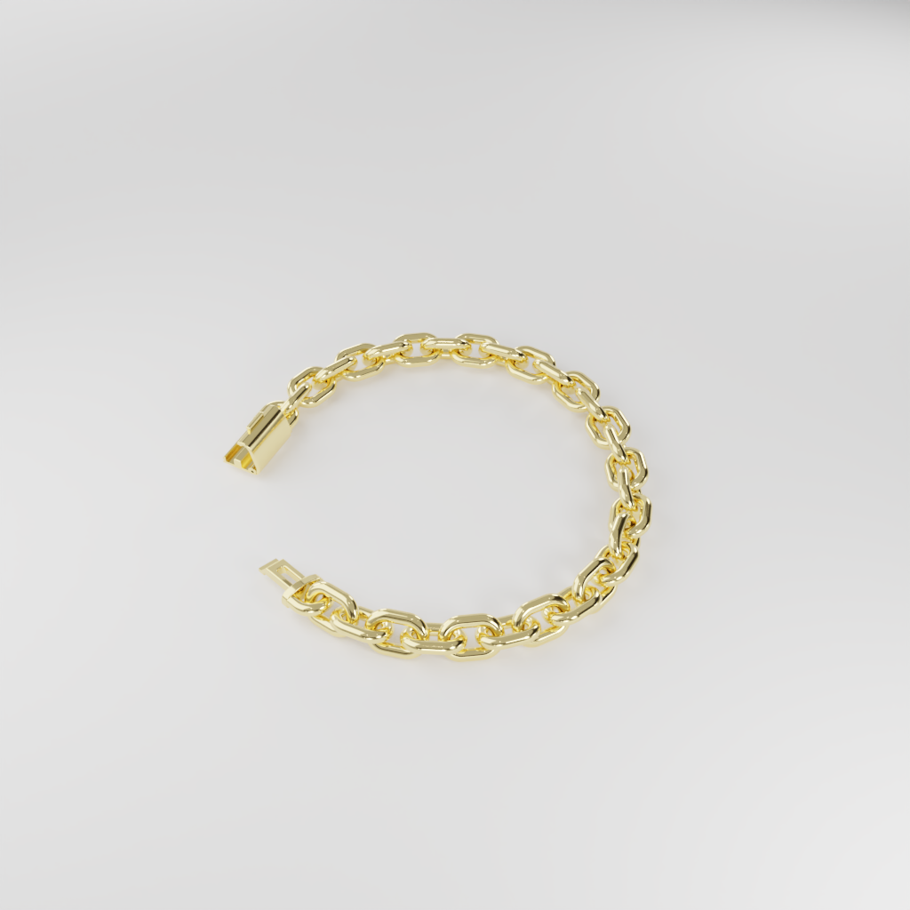 Bransoletka "Bold Cable" - 8mm
