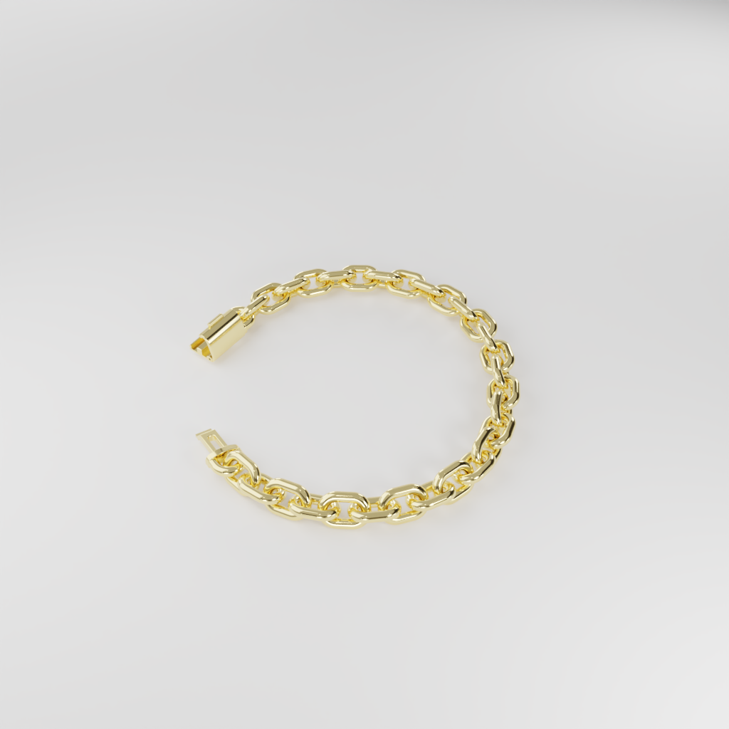 Bransoletka "Bold Cable" - 8mm