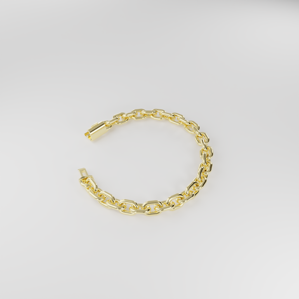 Bransoletka "Bold Cable" - 8mm