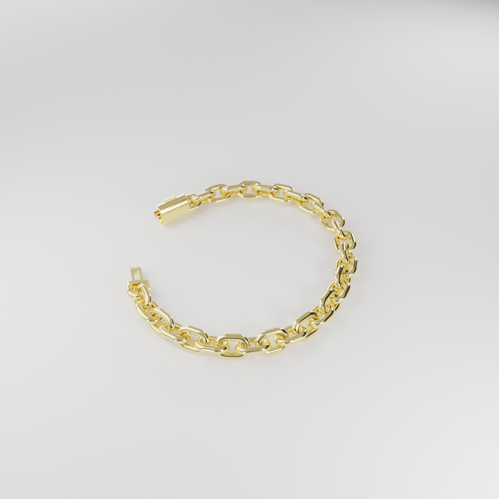 Bransoletka "Bold Cable" - 8mm