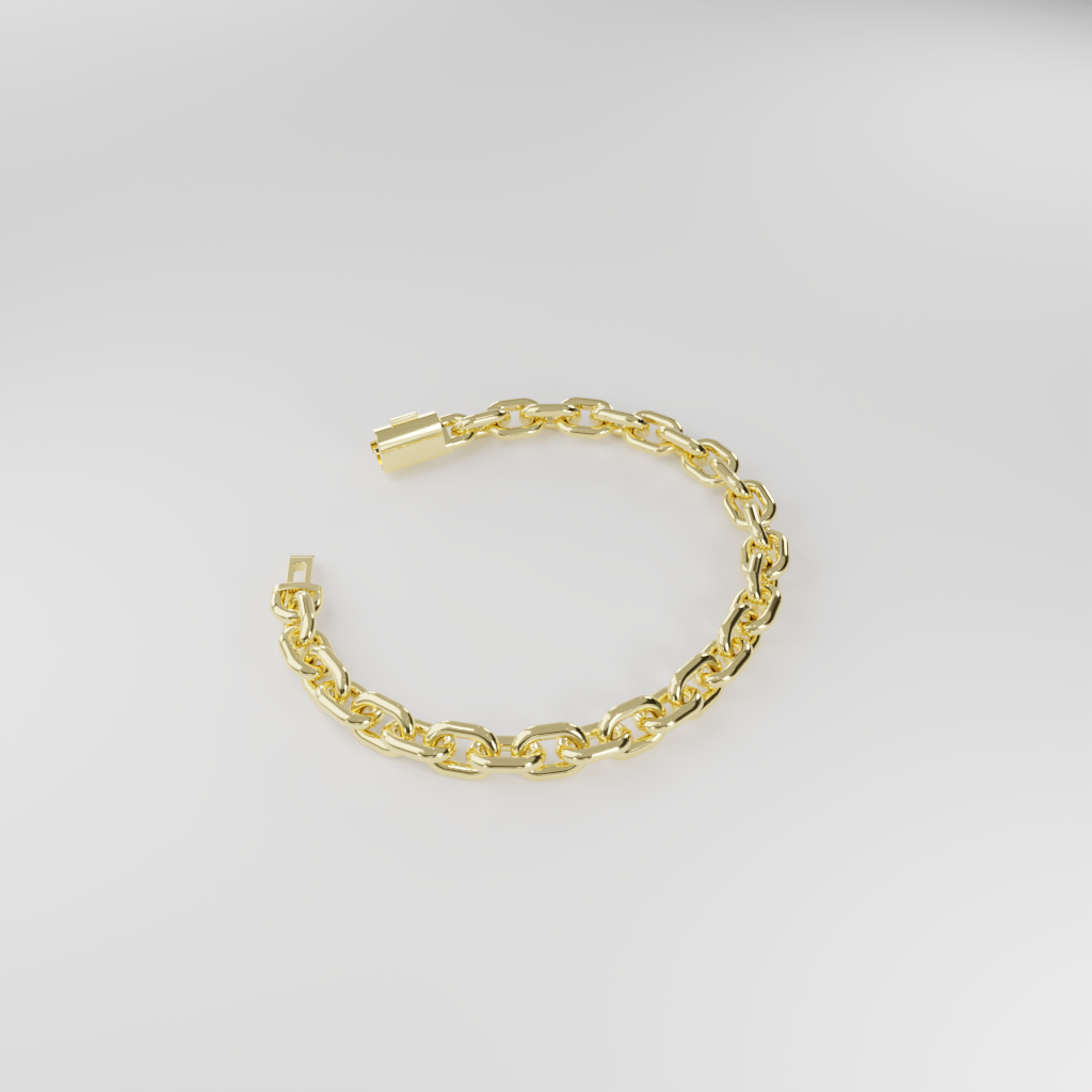 Bransoletka "Bold Cable" - 8mm