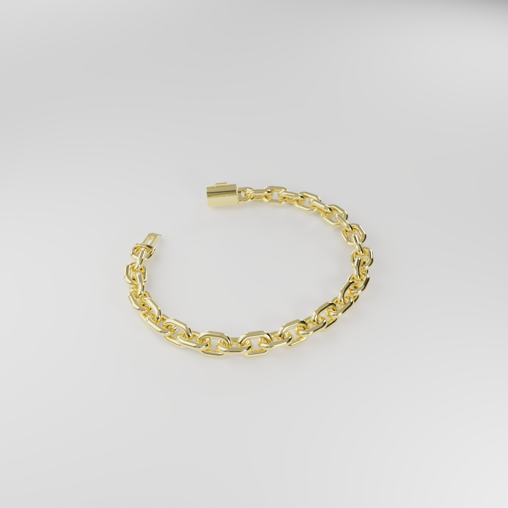 Bransoletka "Bold Cable" - 8mm