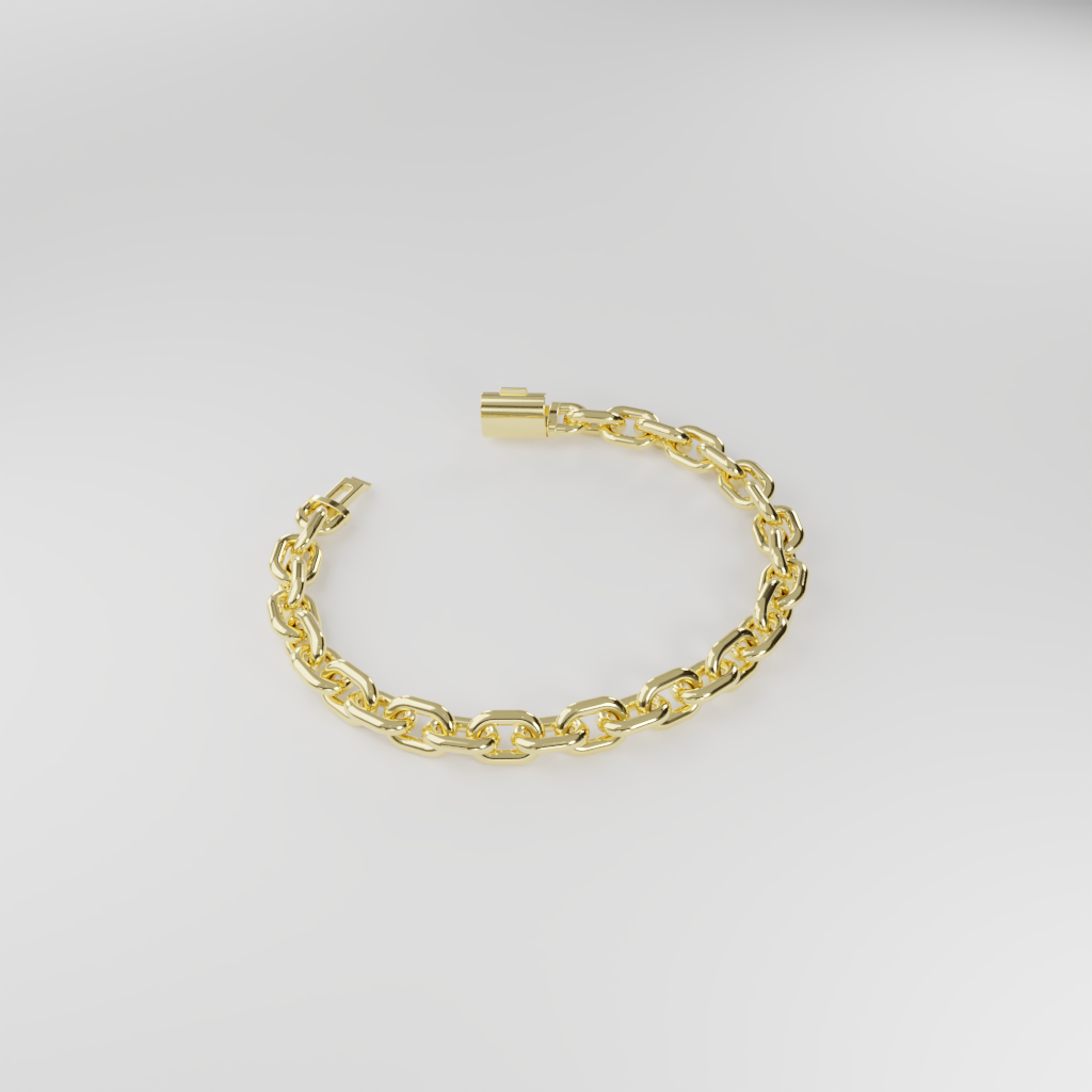 Bransoletka "Bold Cable" - 8mm