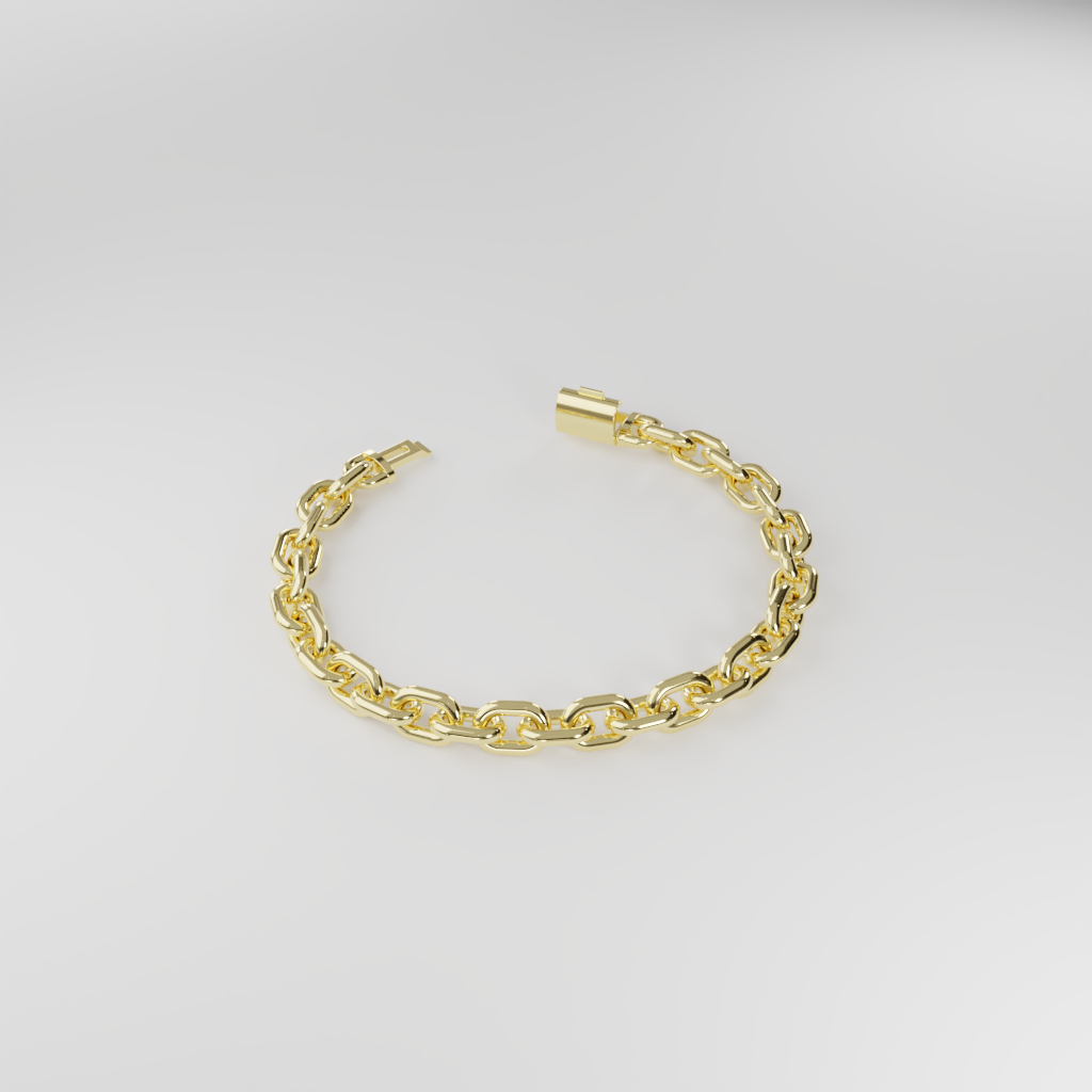 Bransoletka "Bold Cable" - 8mm