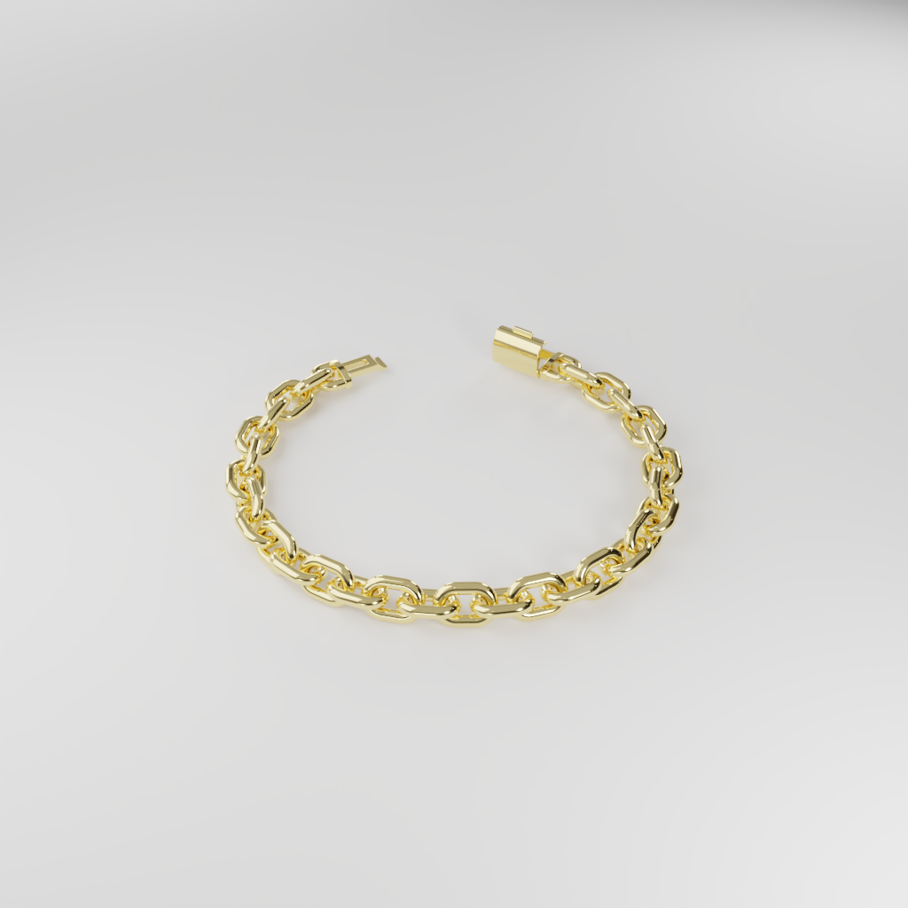 Bransoletka "Bold Cable" - 8mm