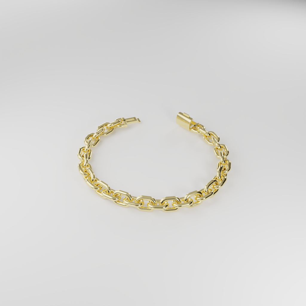 Bransoletka "Bold Cable" - 8mm