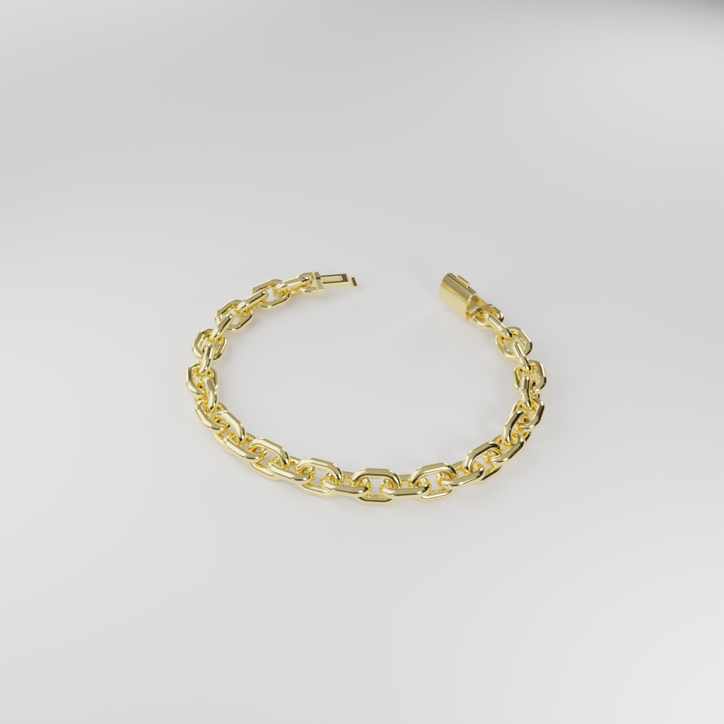 Bransoletka "Bold Cable" - 8mm