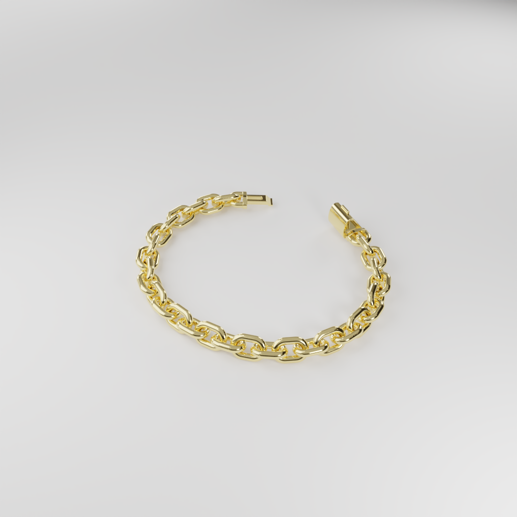 Bransoletka "Bold Cable" - 8mm