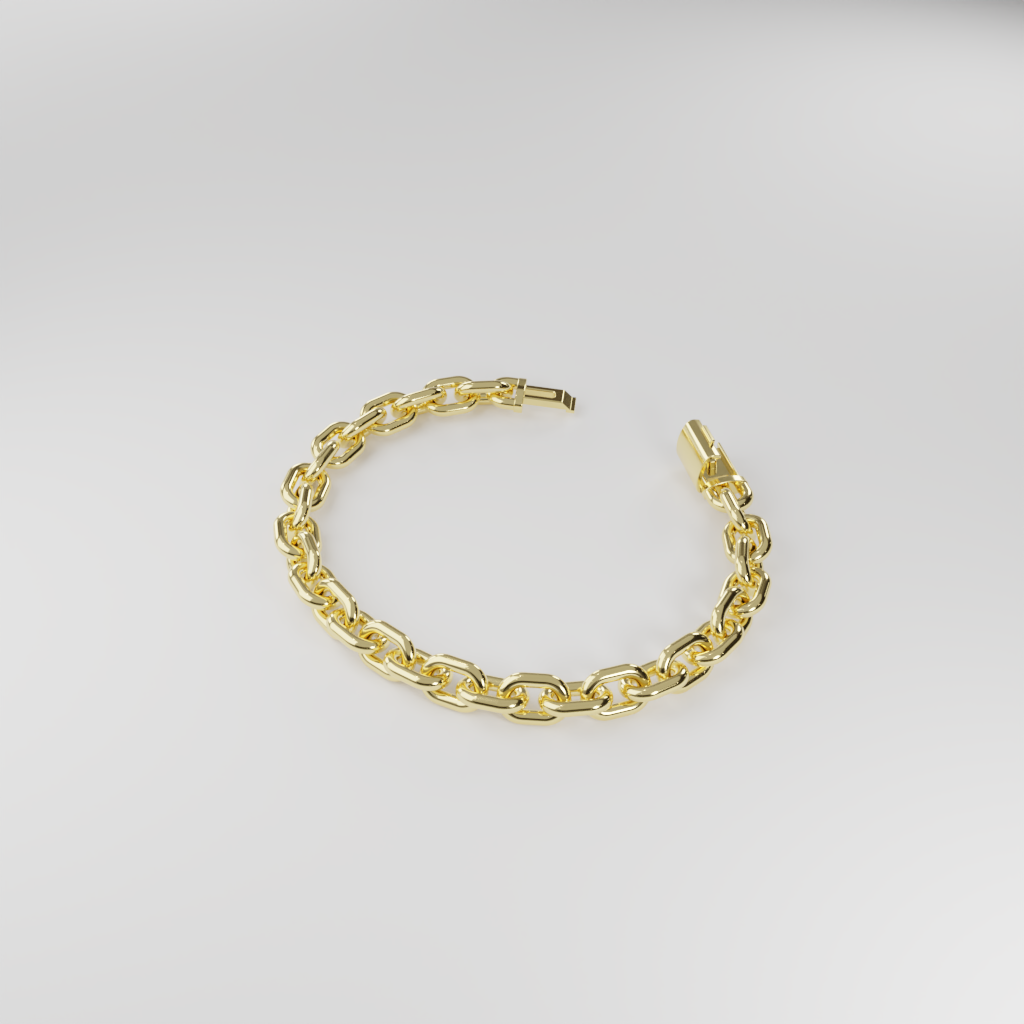 Bransoletka "Bold Cable" - 8mm