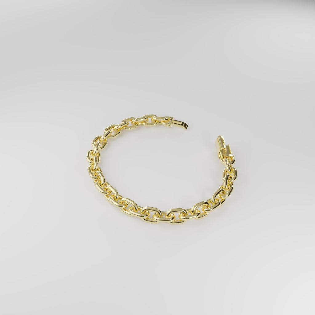 Bransoletka "Bold Cable" - 8mm