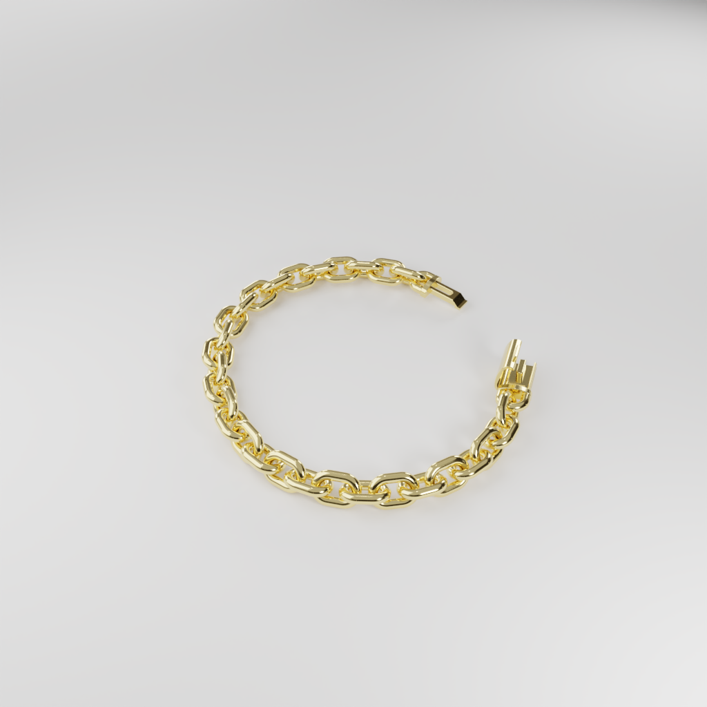 Bransoletka "Bold Cable" - 8mm