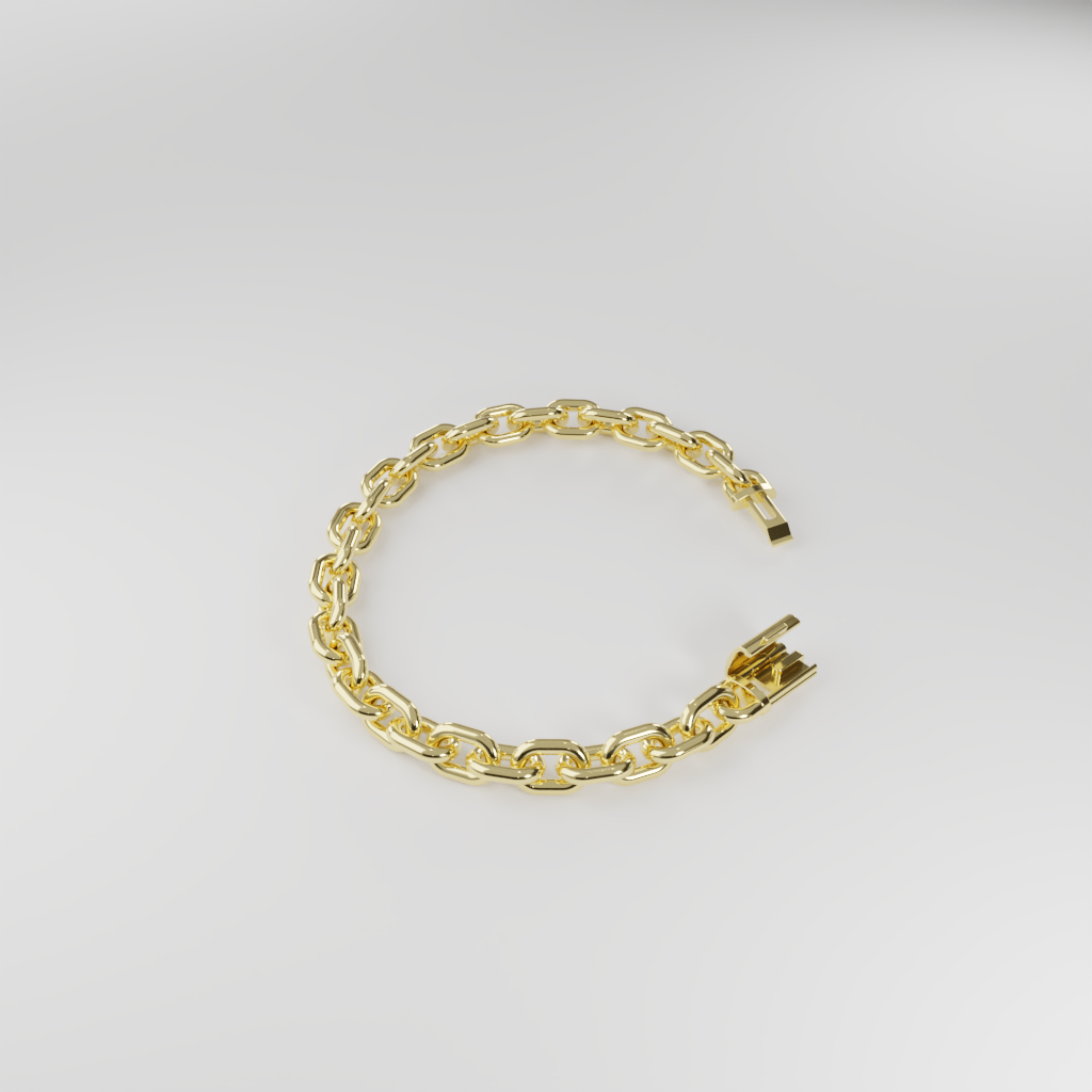 Bransoletka "Bold Cable" - 8mm