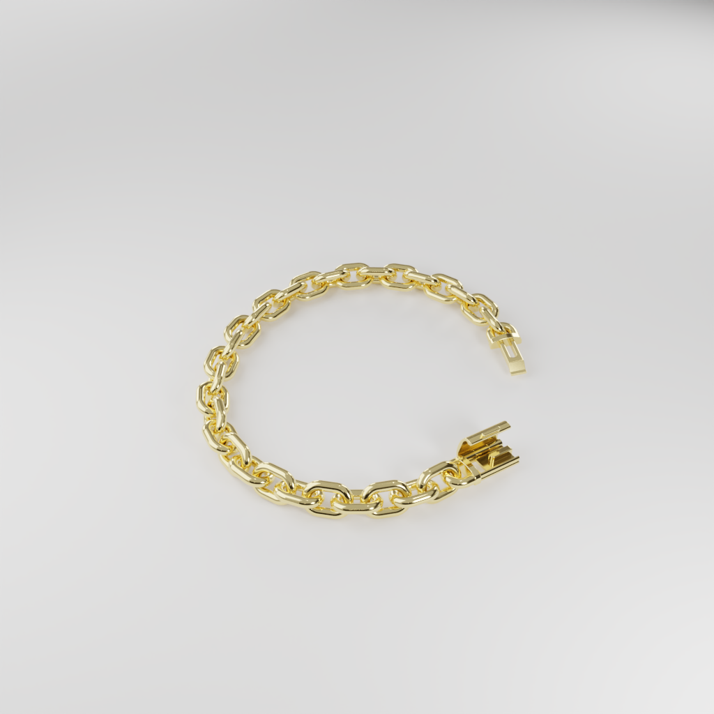 Bransoletka "Bold Cable" - 8mm