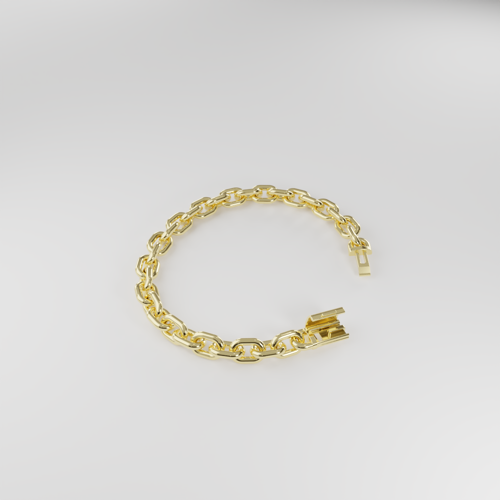 Bransoletka "Bold Cable" - 8mm