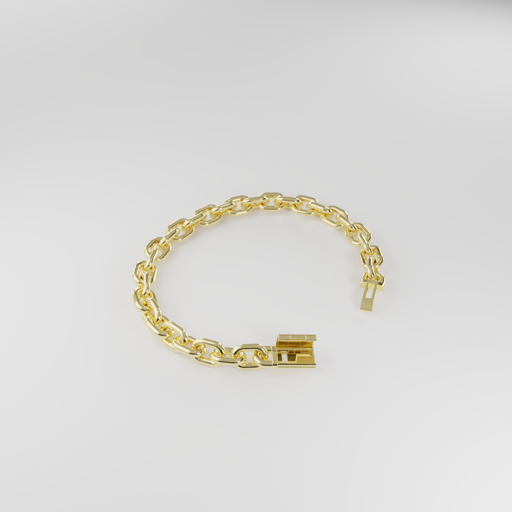 Bransoletka "Bold Cable" - 8mm