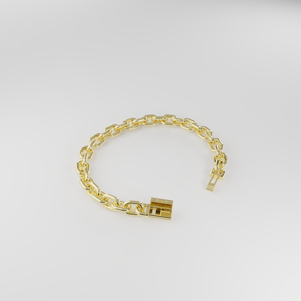 Bransoletka "Bold Cable" - 8mm