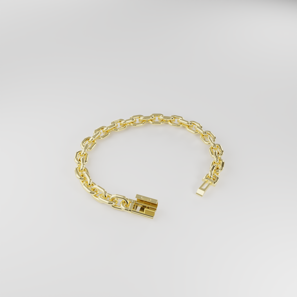 Bransoletka "Bold Cable" - 8mm