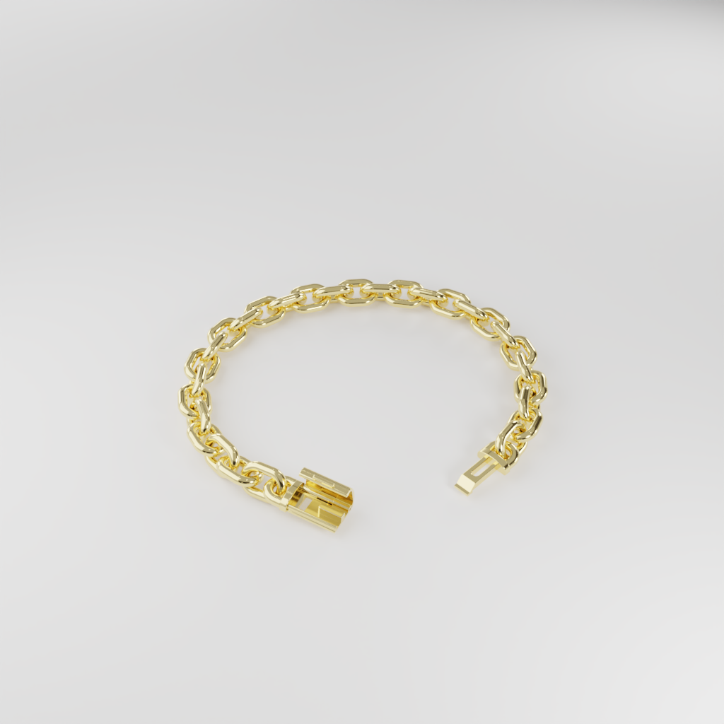 Bransoletka "Bold Cable" - 8mm