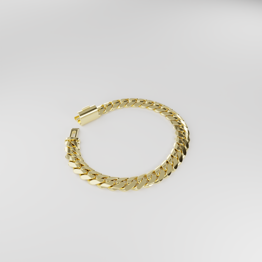 Bransoletka "Miami Cuban" - 10mm